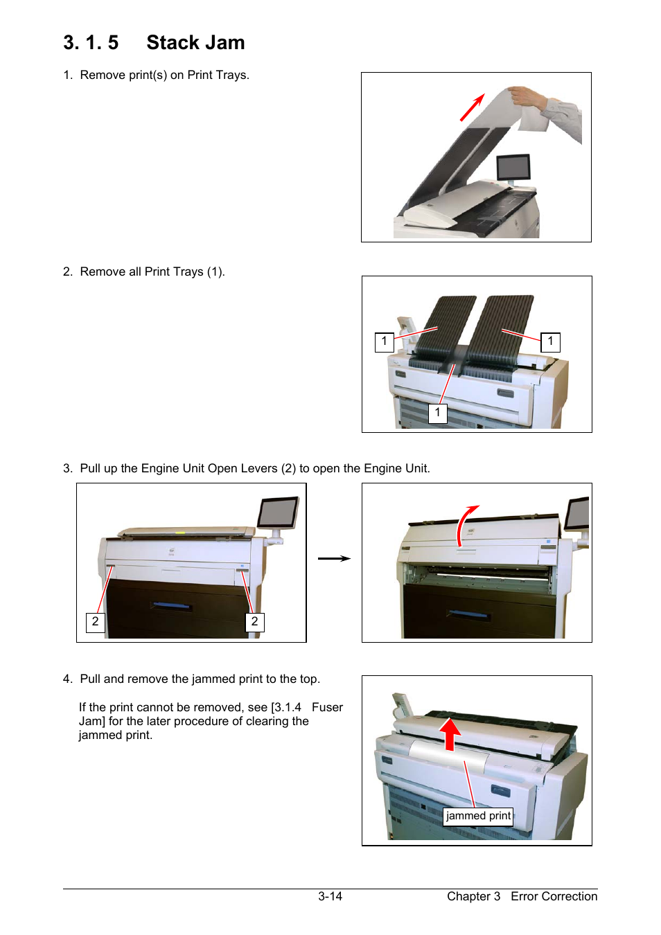 1. 5 stack jam | KIP 7170K User Manual | Page 60 / 75