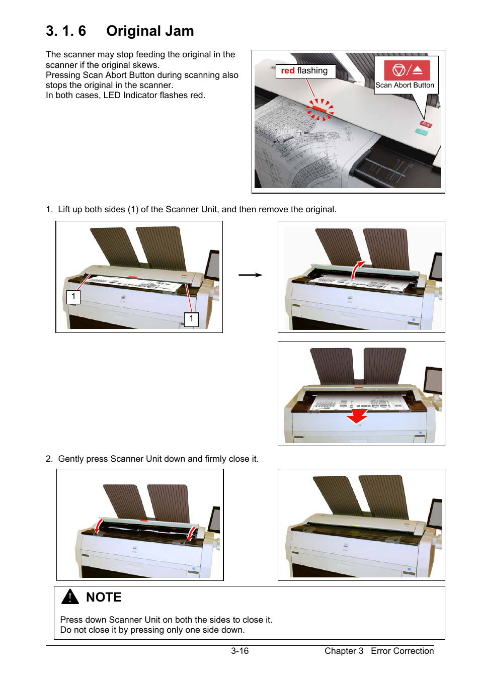 1. 6 original jam | KIP 7170K User Manual | Page 62 / 75