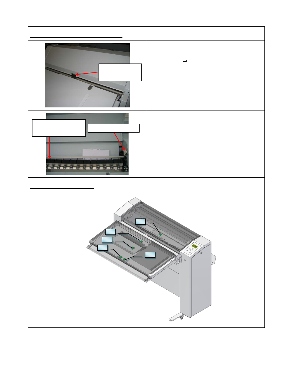 Resolving a paper jam in the fan folder, Position of the lightbarriers | KIP KIPFold 1000 User Manual | Page 13 / 20