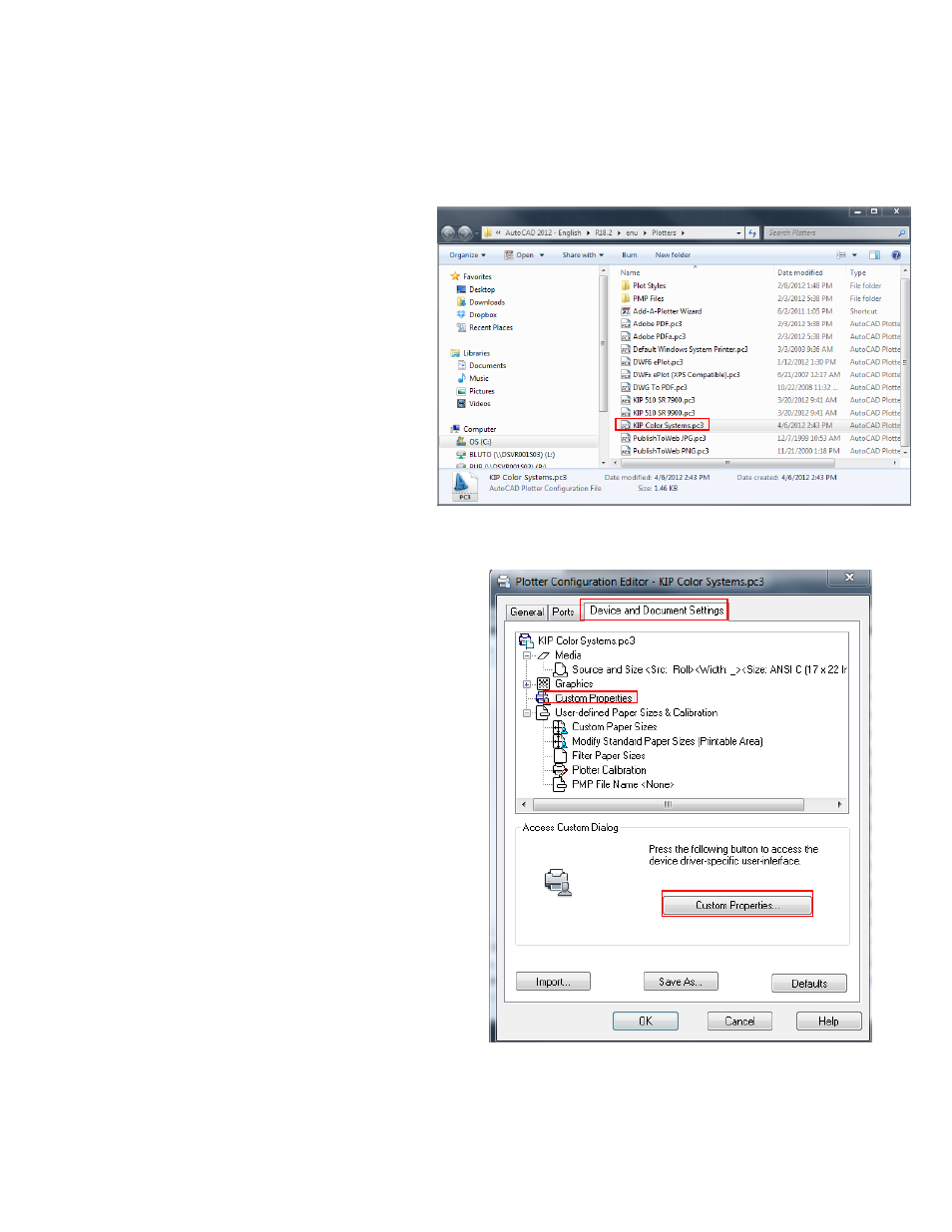 Kip autocad driver and folding | KIP KIPFold 1000 User Manual | Page 19 / 20