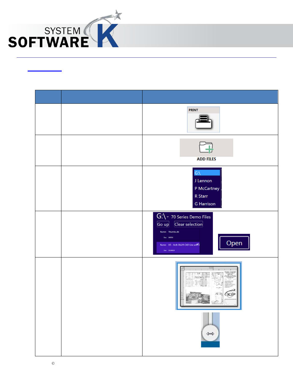 5 b&w print, B&w print, Kip multi-touch user guide | KIP Multi-Touch User Manual | Page 25 / 78