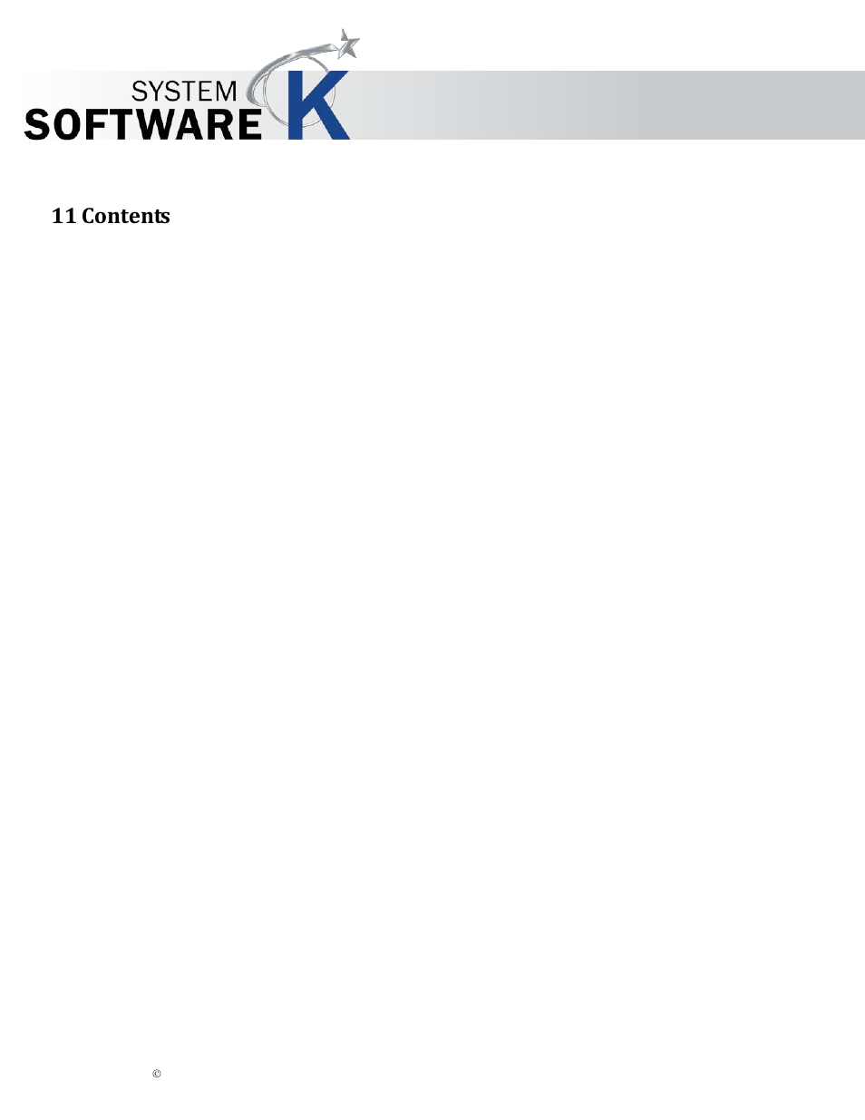 Kip multi-touch user guide, 11 contents | KIP Multi-Touch User Manual | Page 3 / 78