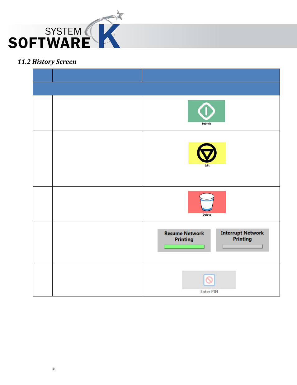 2 history screen, Kip multi-touch user guide | KIP Multi-Touch User Manual | Page 51 / 78