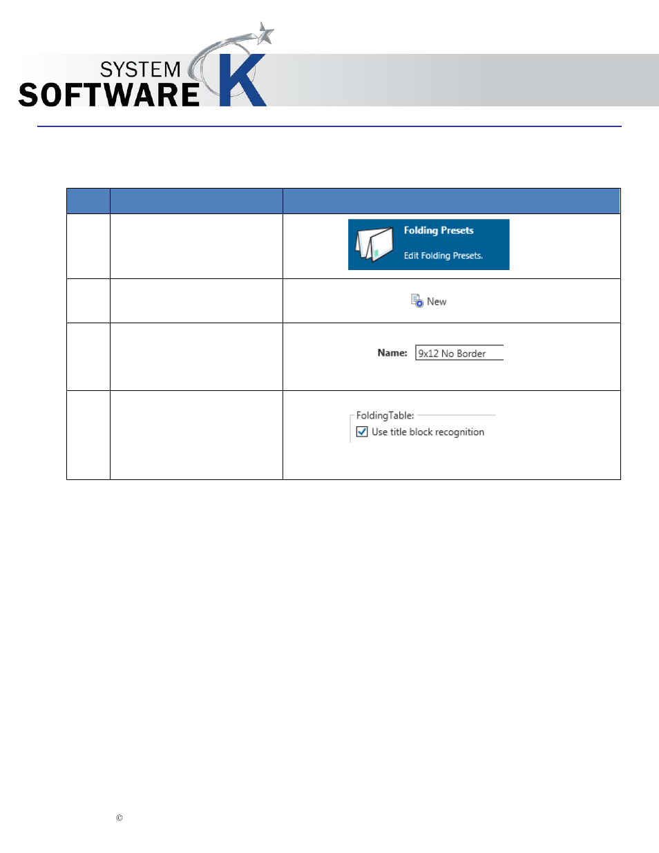 11 folding presets, Folding presets, Kip print pro user guide | KIP PrintPro User Manual | Page 64 / 102