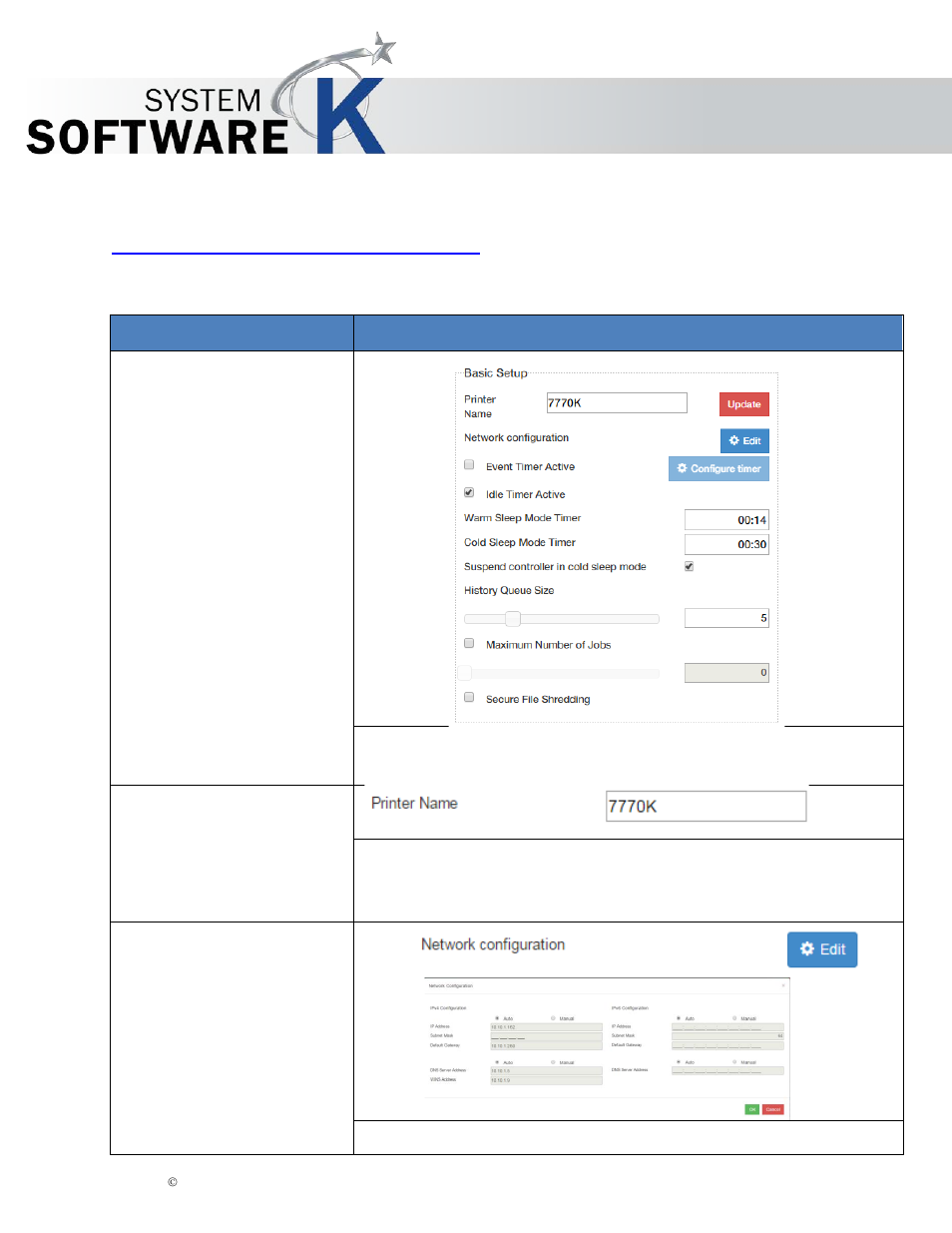 7 system settings - administrator, 1 system setup, System settings - administrator | KIP PrintPro.Net User Manual | Page 32 / 101