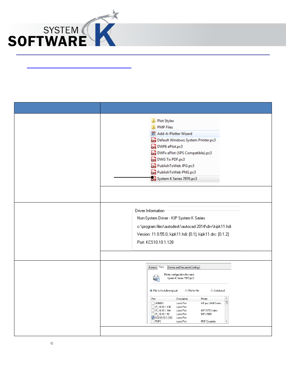 3 autocad driver functionality, Autocad driver functionality, Kip autocad installation and user guide | KIP AutoCAD User Manual | Page 13 / 21