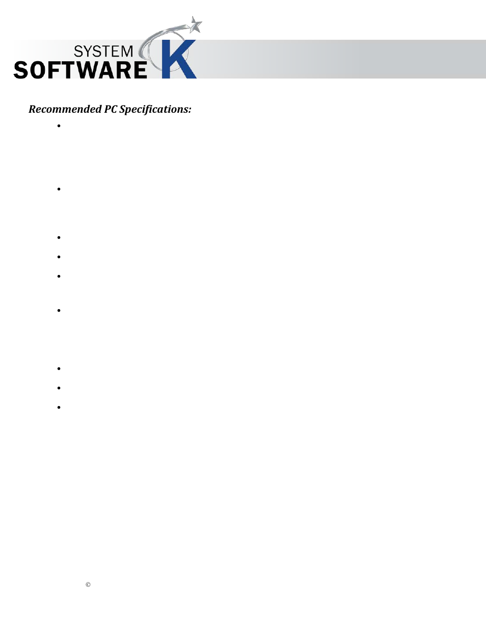 Recommended pc specifications, Kip autocad installation and user guide | KIP AutoCAD User Manual | Page 5 / 21