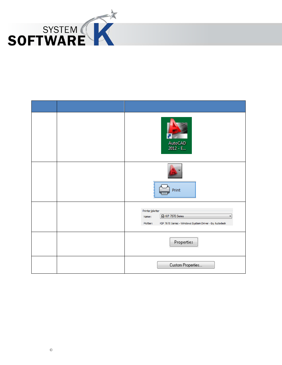 2 using the driver from autocad - example, Kip windows driver | KIP Windows Driver User Manual | Page 24 / 26