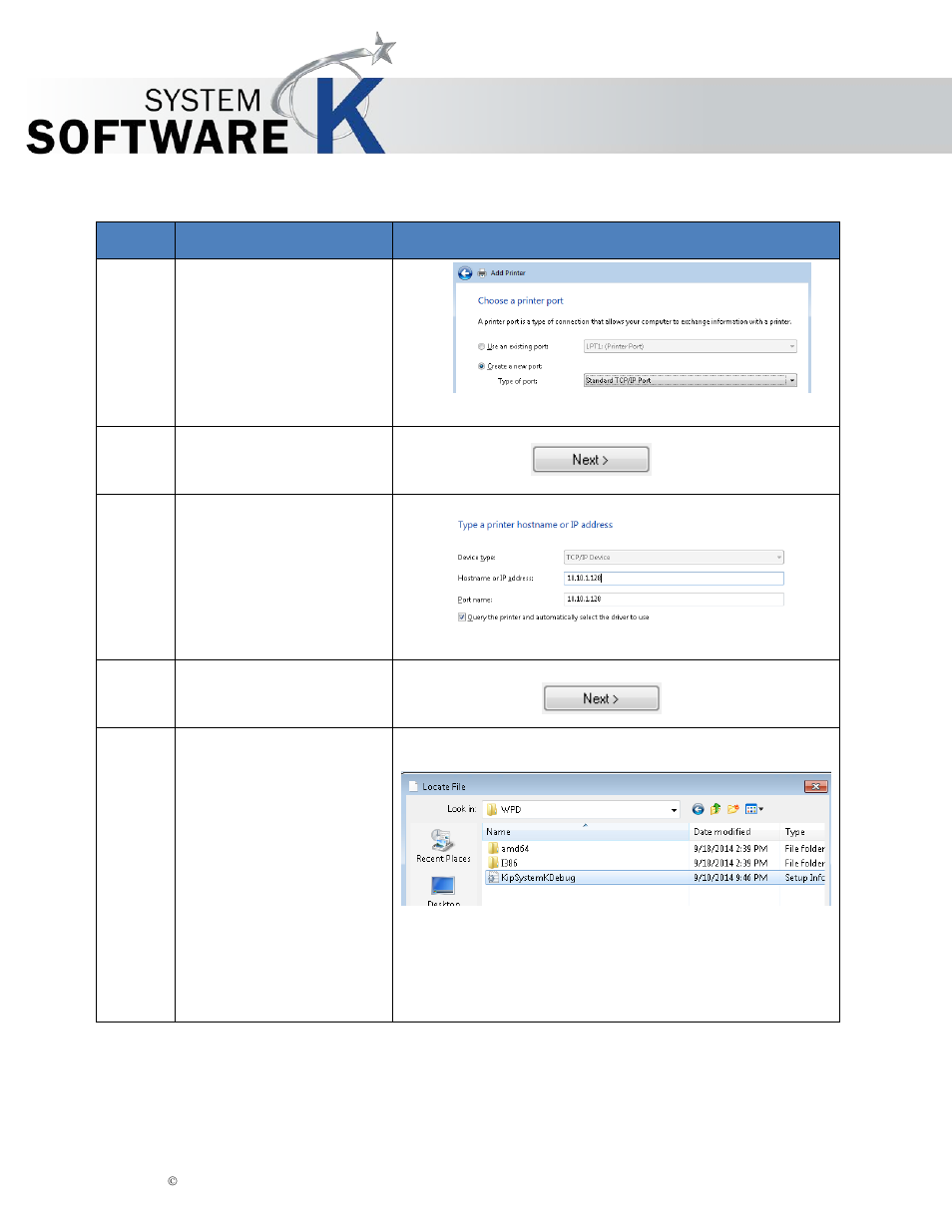 Kip windows driver | KIP Windows Driver User Manual | Page 7 / 26