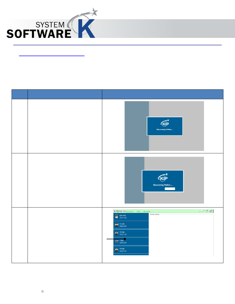 4 using kip printer status, Kip printer status user guide | KIP Printer Status User Manual | Page 12 / 13