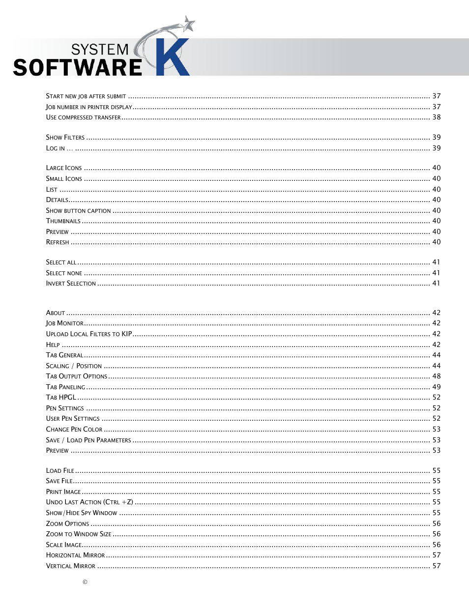 Kip graphics pro | KIP Graphics Pro User Manual | Page 3 / 99