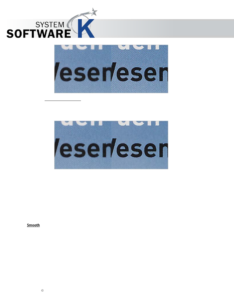 Smooth, Kip graphics pro | KIP Graphics Pro User Manual | Page 86 / 99