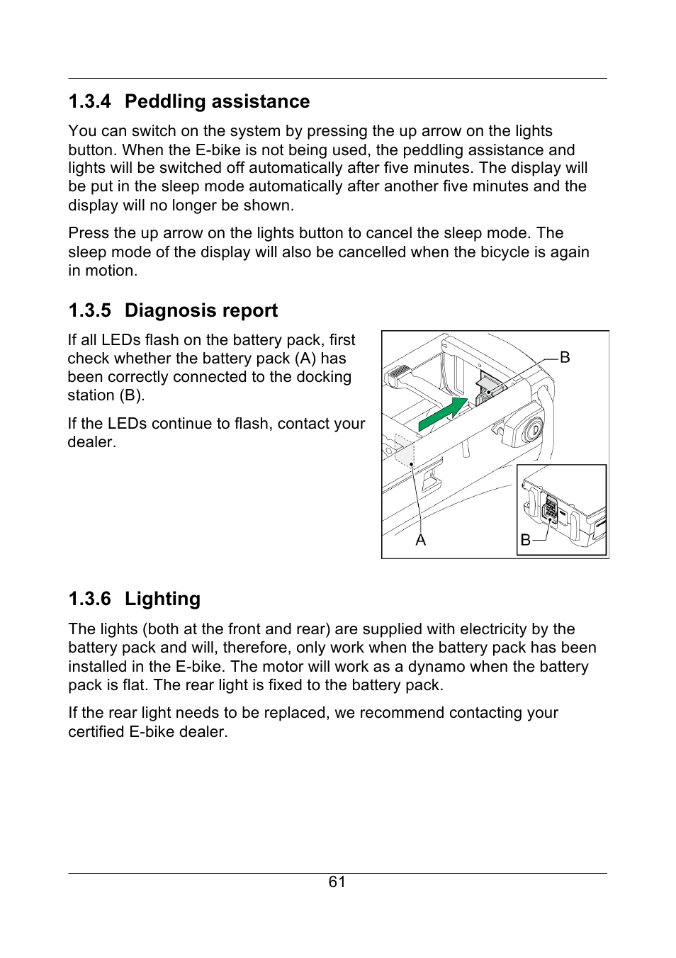 4 peddling assistance, 5 diagnosis report, 6 lighting | Koga E-BIKE ION User Manual | Page 12 / 47