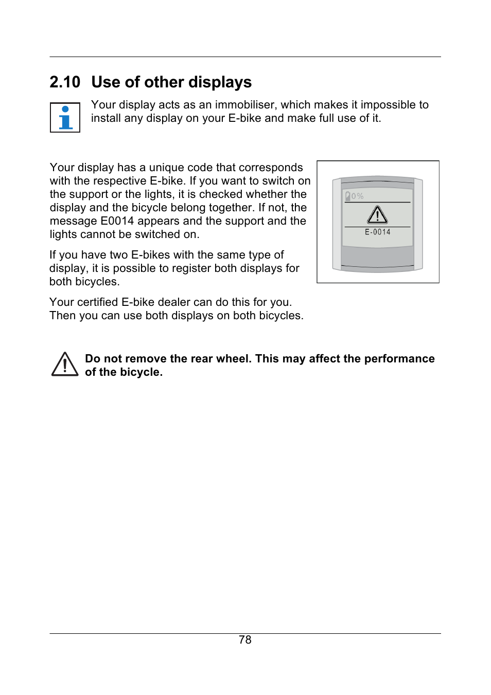 10 use of other displays | Koga E-BIKE ION User Manual | Page 29 / 47