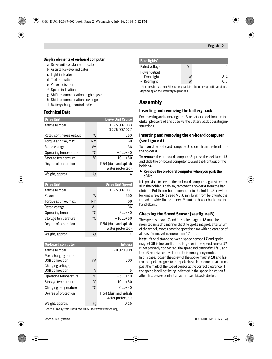 Assembly | Koga Performance line - E-lement 2015 E-XLR8 User Manual | Page 10 / 23