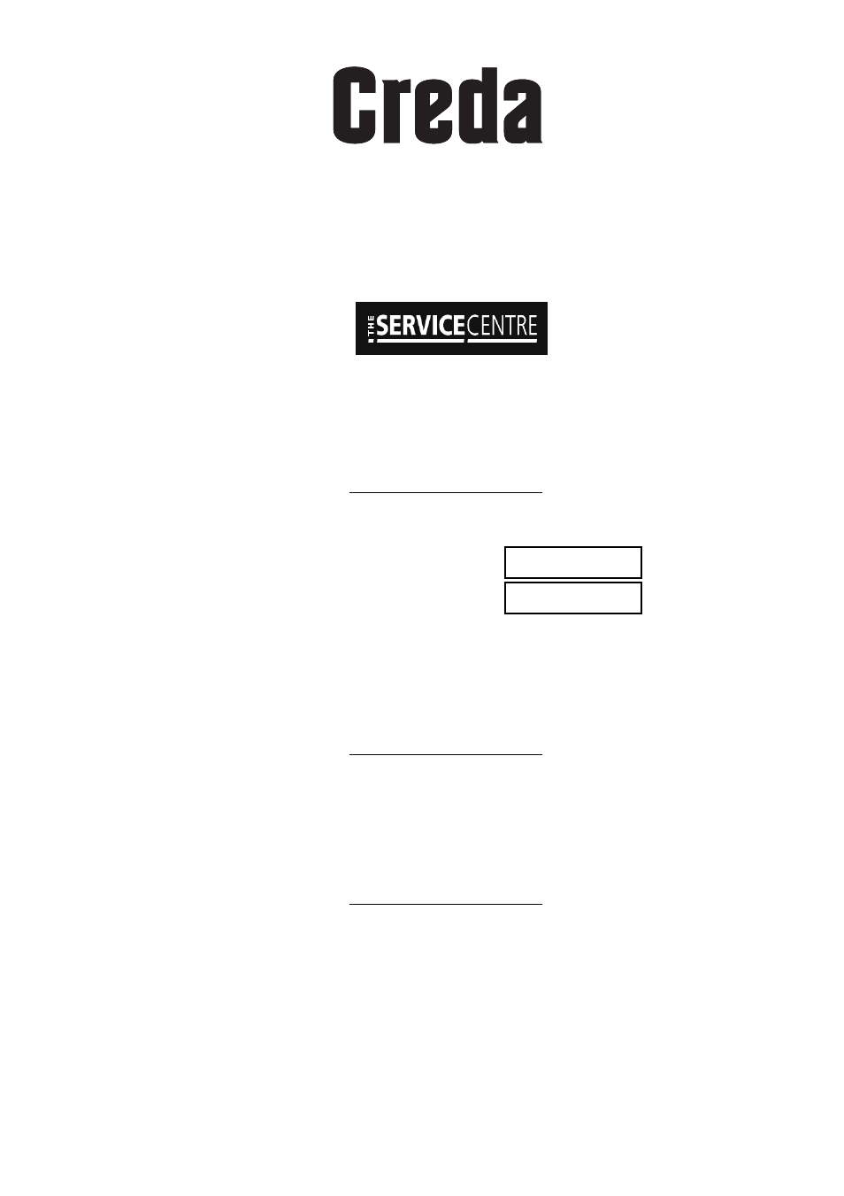 Key contacts, After sales service | Creda S077EE User Manual | Page 16 / 16