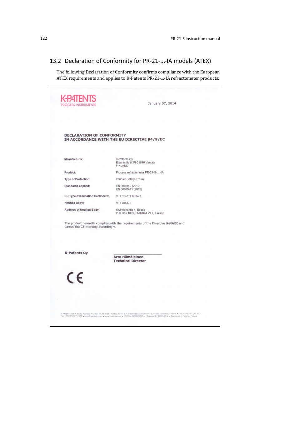 K-Patents PR-21-S User Manual | Page 128 / 129