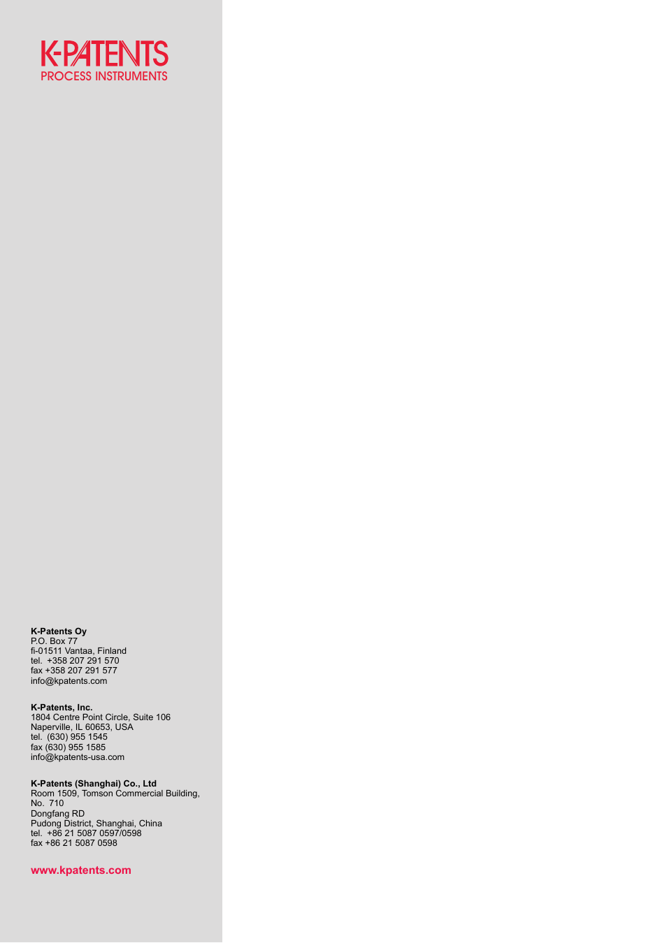 K-Patents PR-21-S User Manual | Page 129 / 129