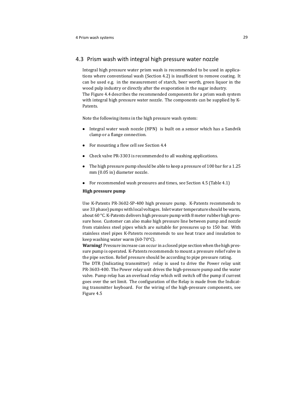 K-Patents PR-21-S User Manual | Page 35 / 129