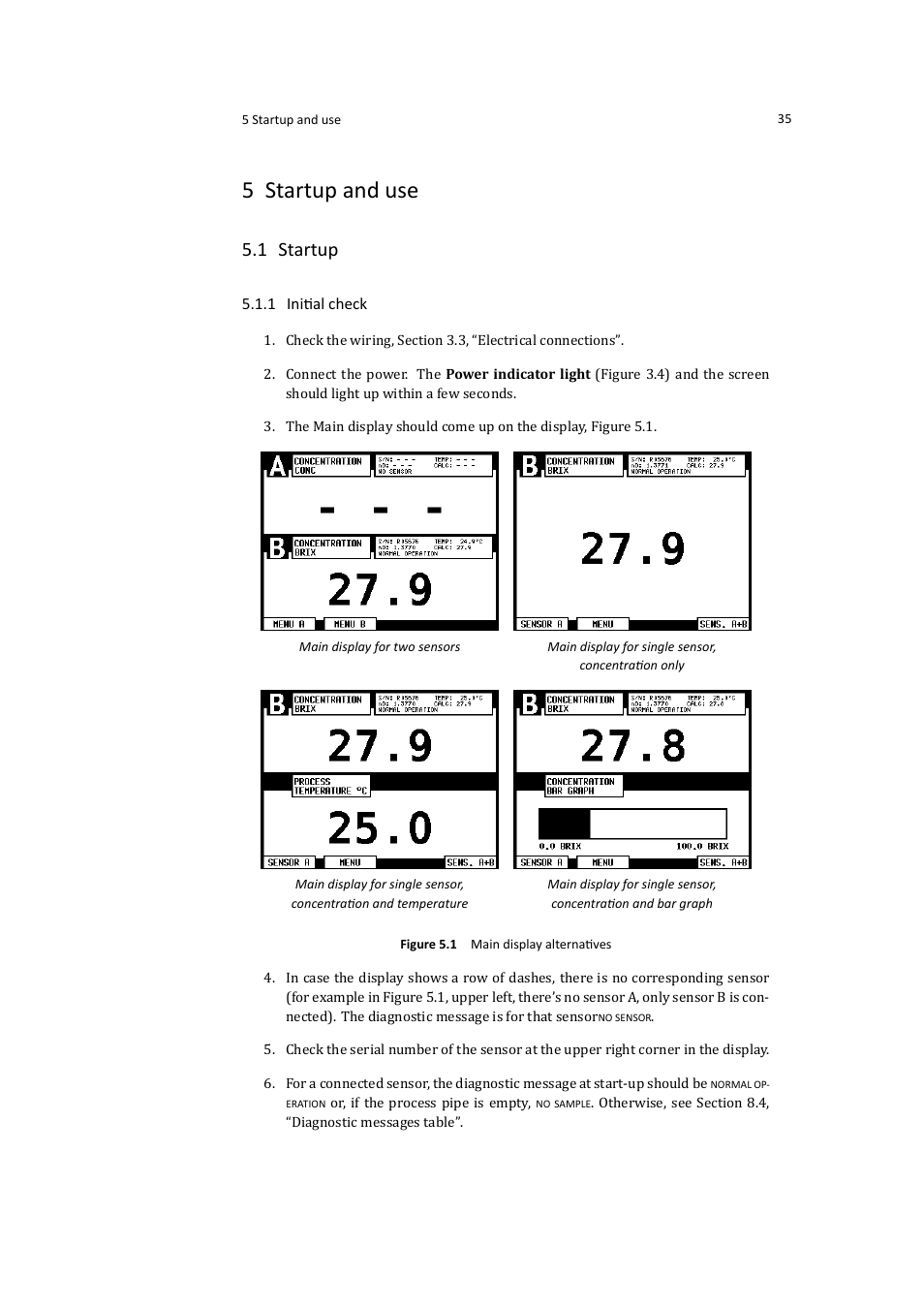 5 startup and use, 1 startup | K-Patents PR-21-S User Manual | Page 41 / 129