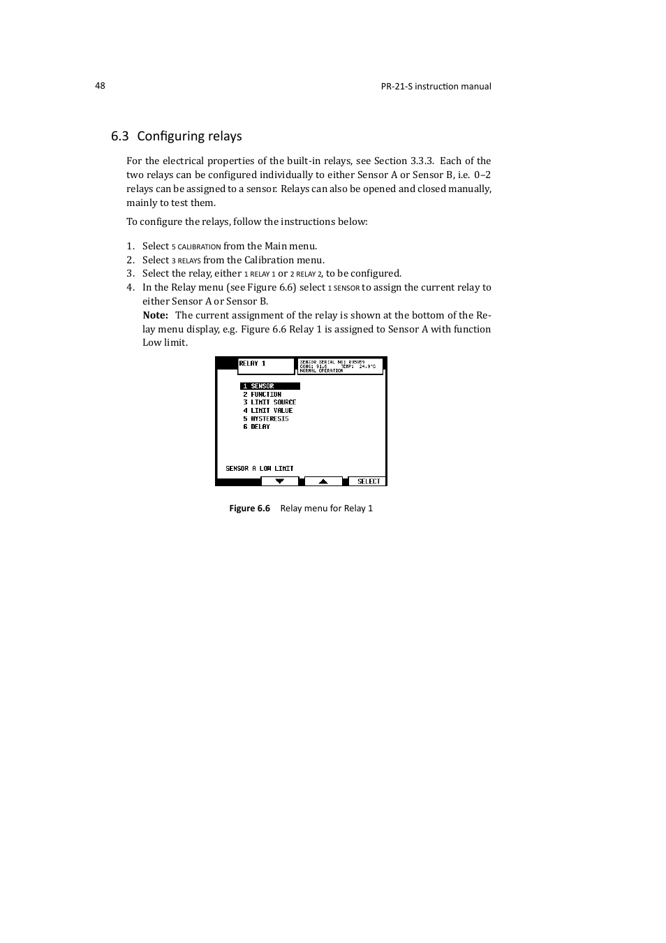 3 conﬁguring relays | K-Patents PR-21-S User Manual | Page 54 / 129