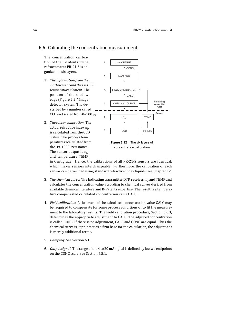 6 calibrating the concentration measurement | K-Patents PR-21-S User Manual | Page 60 / 129
