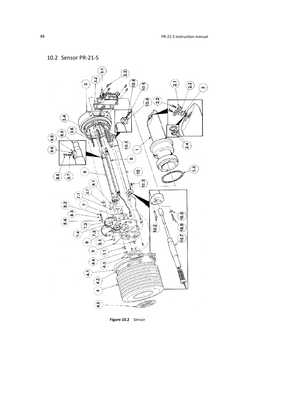 2 sensor pr-21-s, A2869, Pr-21-s assembly drawing | Approval drawing | K-Patents PR-21-S User Manual | Page 94 / 129