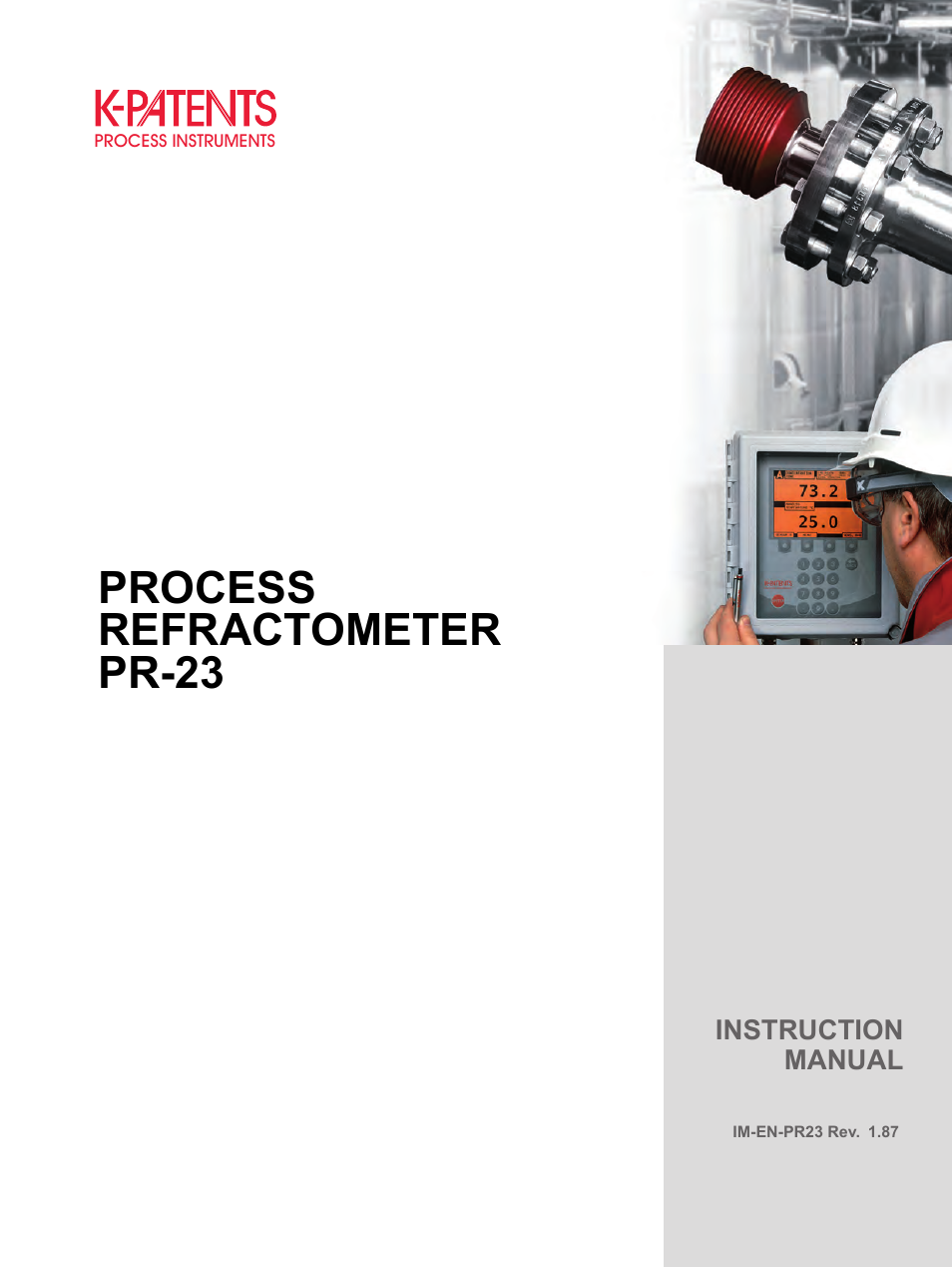 K-Patents PR-23 User Manual | 213 pages