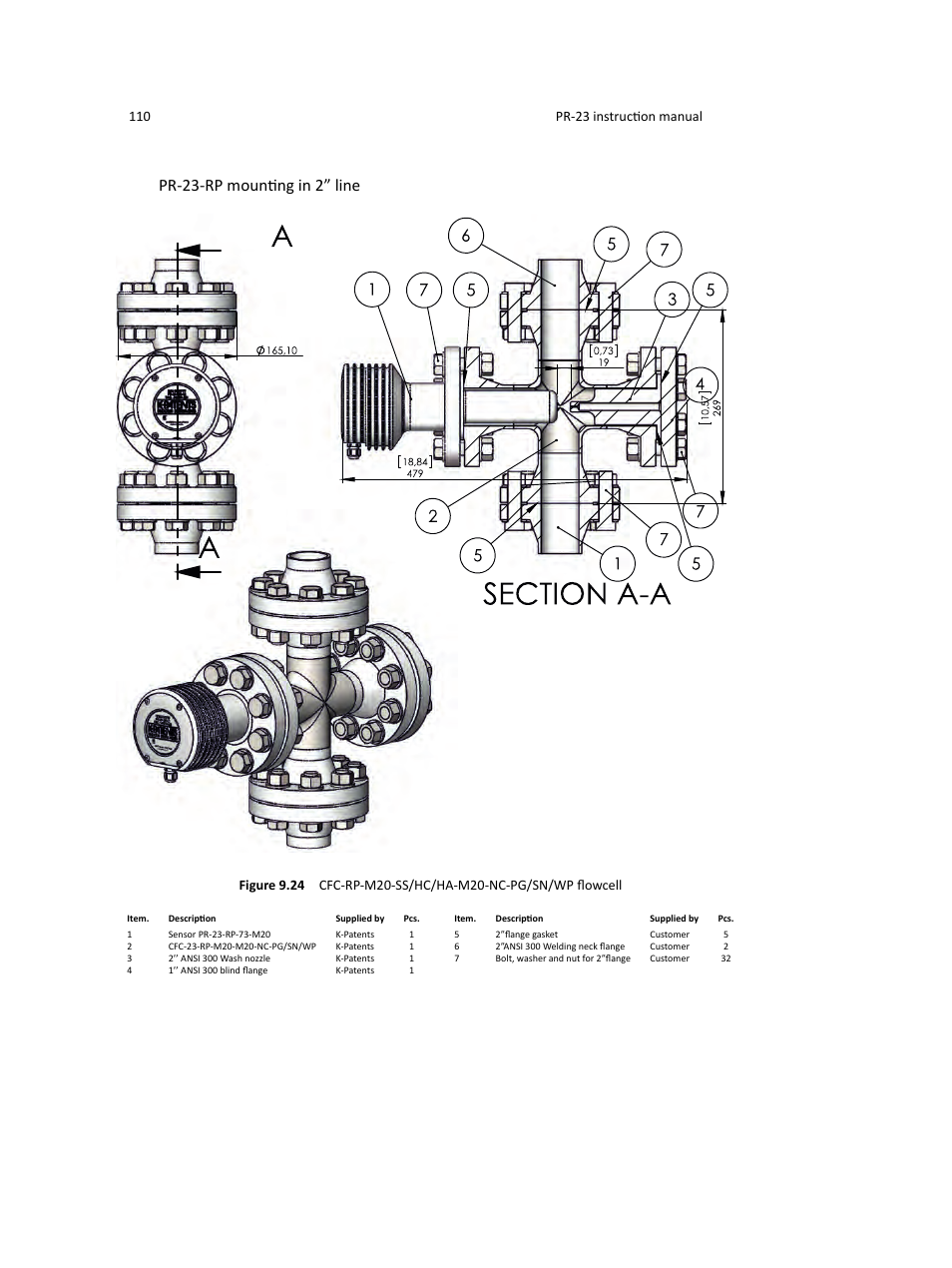 Pr-23-rp mounting in 2” line | K-Patents PR-23 User Manual | Page 118 / 213