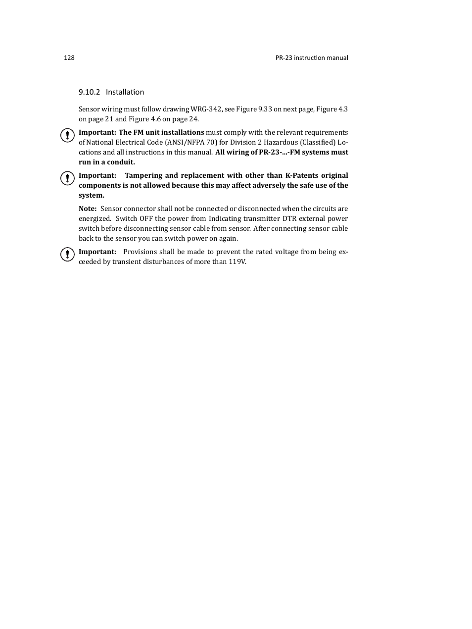 K-Patents PR-23 User Manual | Page 136 / 213