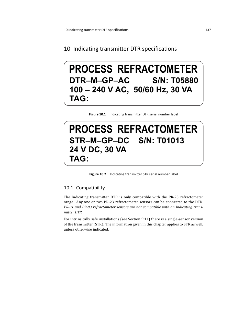 Process refractometer | K-Patents PR-23 User Manual | Page 145 / 213