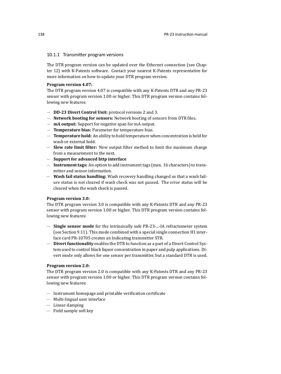 K-Patents PR-23 User Manual | Page 146 / 213