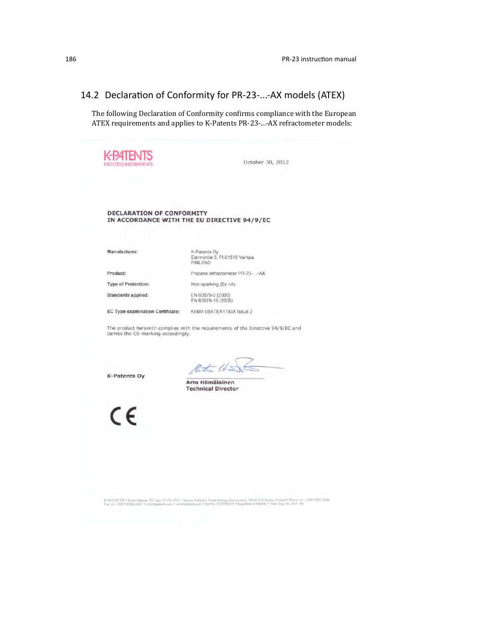 K-Patents PR-23 User Manual | Page 194 / 213