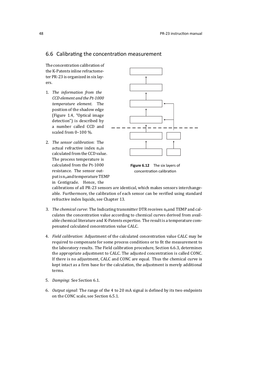 6 calibrating the concentration measurement | K-Patents PR-23 User Manual | Page 56 / 213