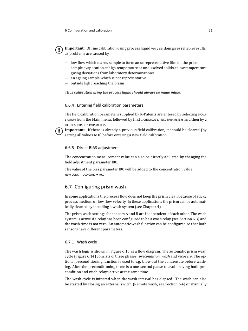 7 conﬁguring prism wash | K-Patents PR-23 User Manual | Page 59 / 213