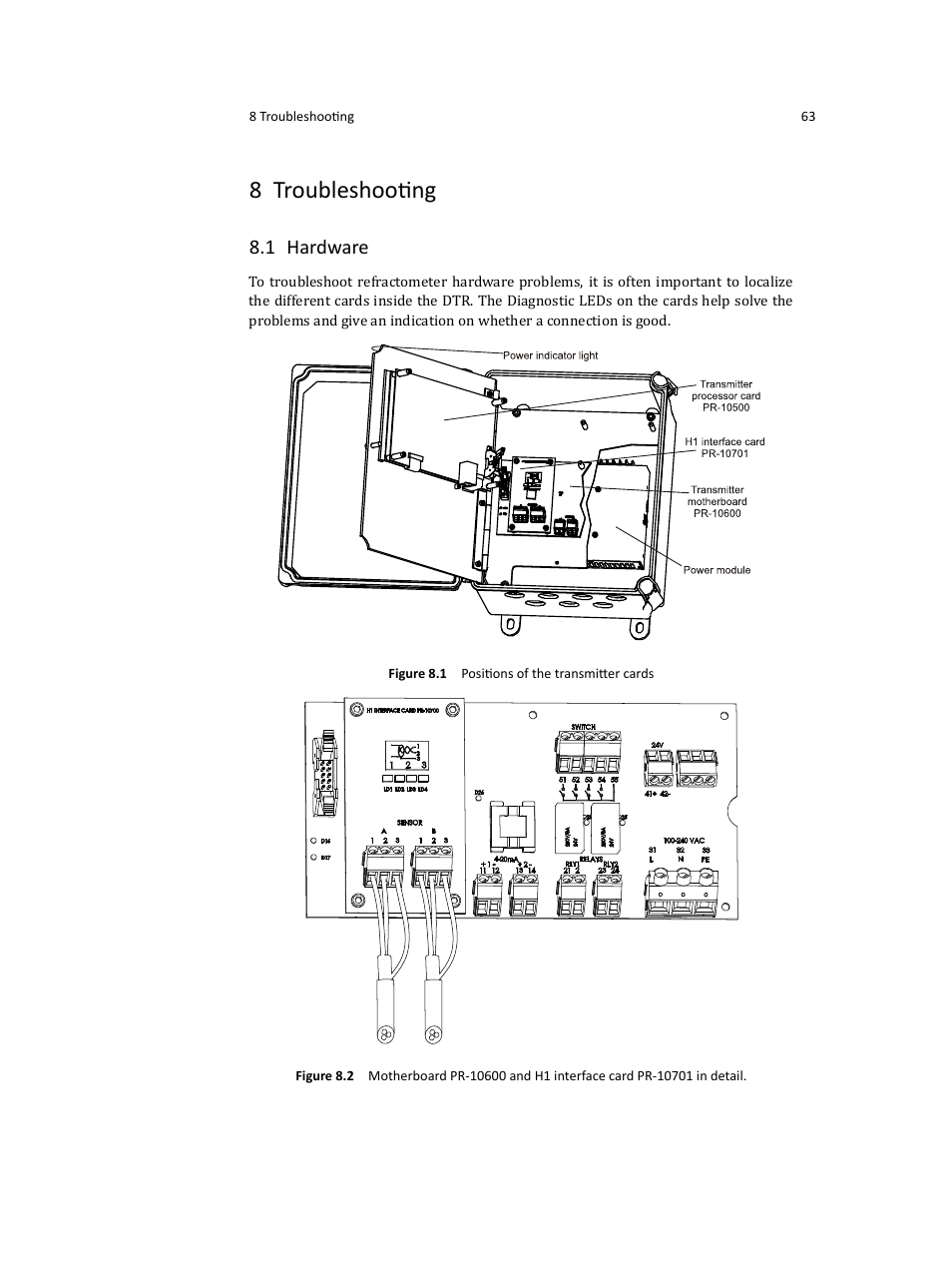 8 troubleshooting, 1 hardware | K-Patents PR-23 User Manual | Page 71 / 213