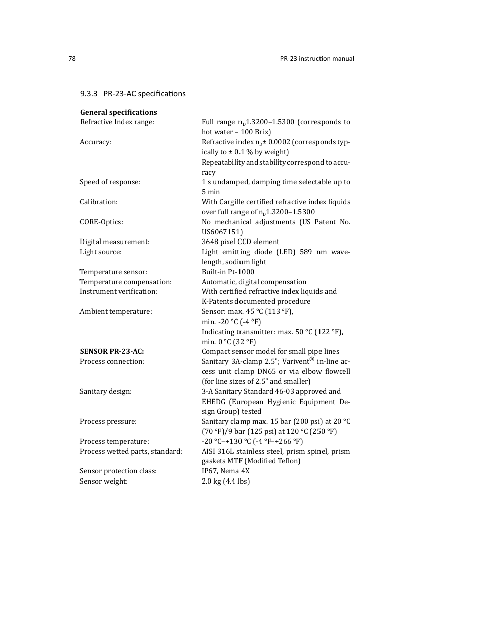 K-Patents PR-23 User Manual | Page 86 / 213