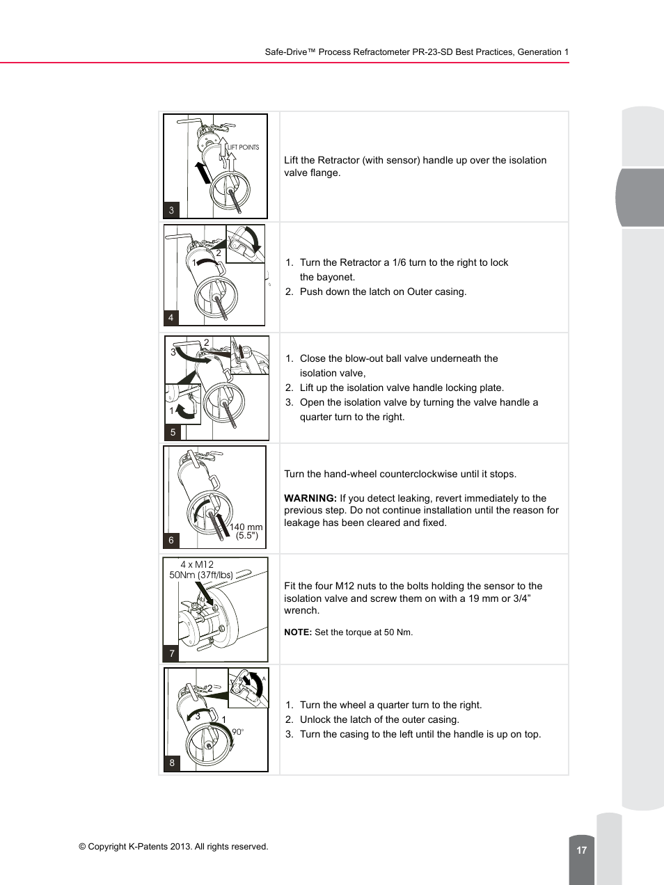 K-Patents PR-23-SD Generation 1 User Manual | Page 17 / 37