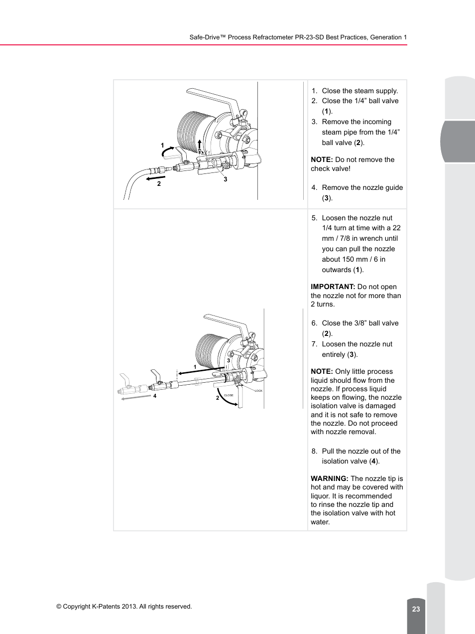 K-Patents PR-23-SD Generation 1 User Manual | Page 23 / 37