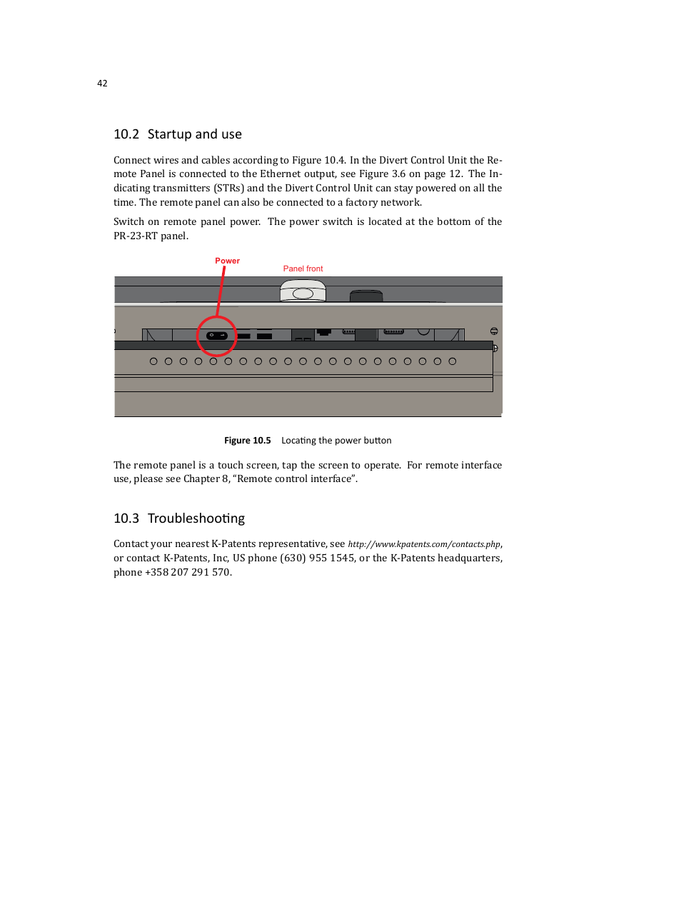 2 startup and use, 3 troubleshooting | K-Patents DD-23 User Manual | Page 46 / 50