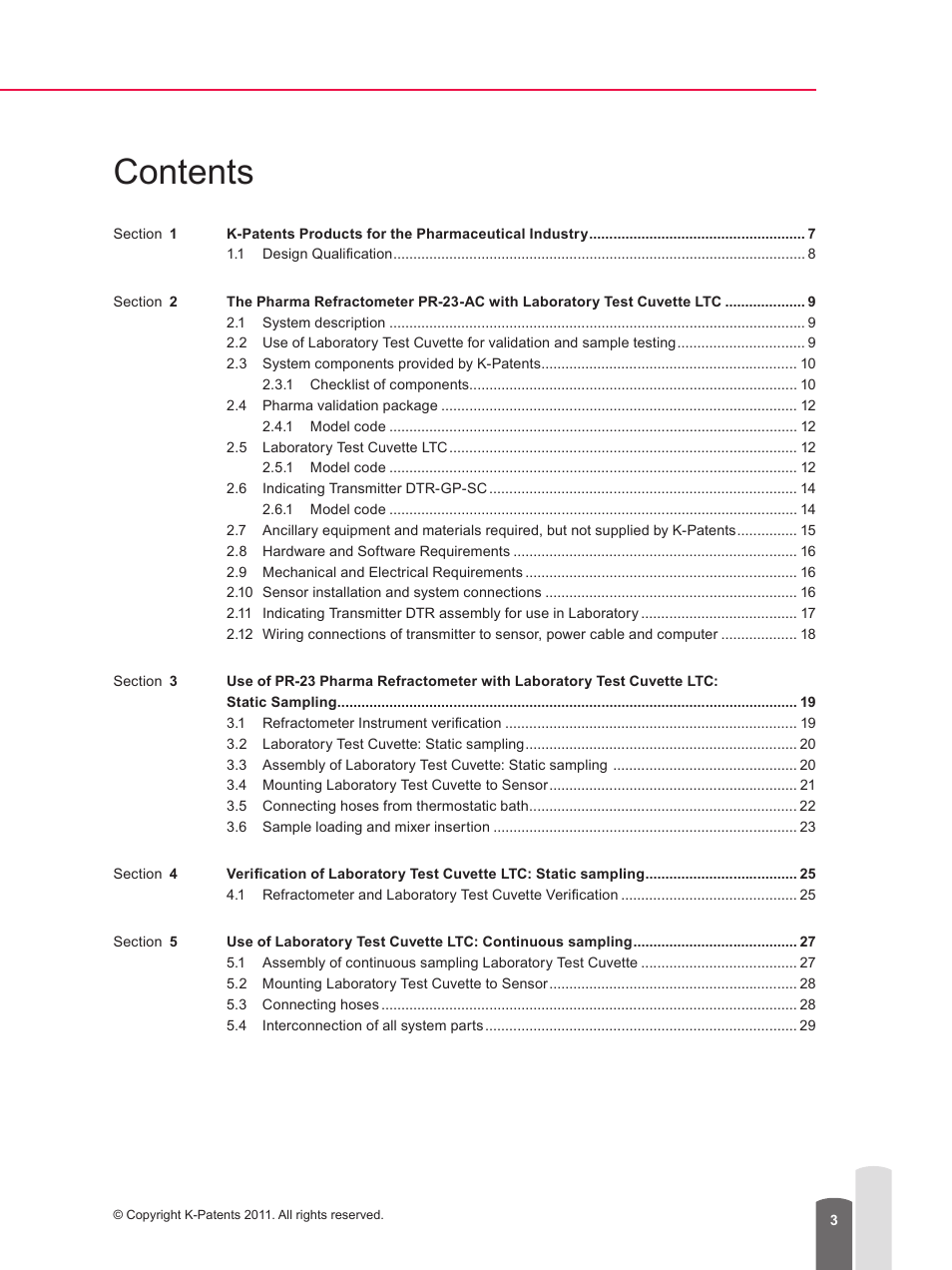 K-Patents PR-23 for K-Patents User Manual | Page 3 / 62