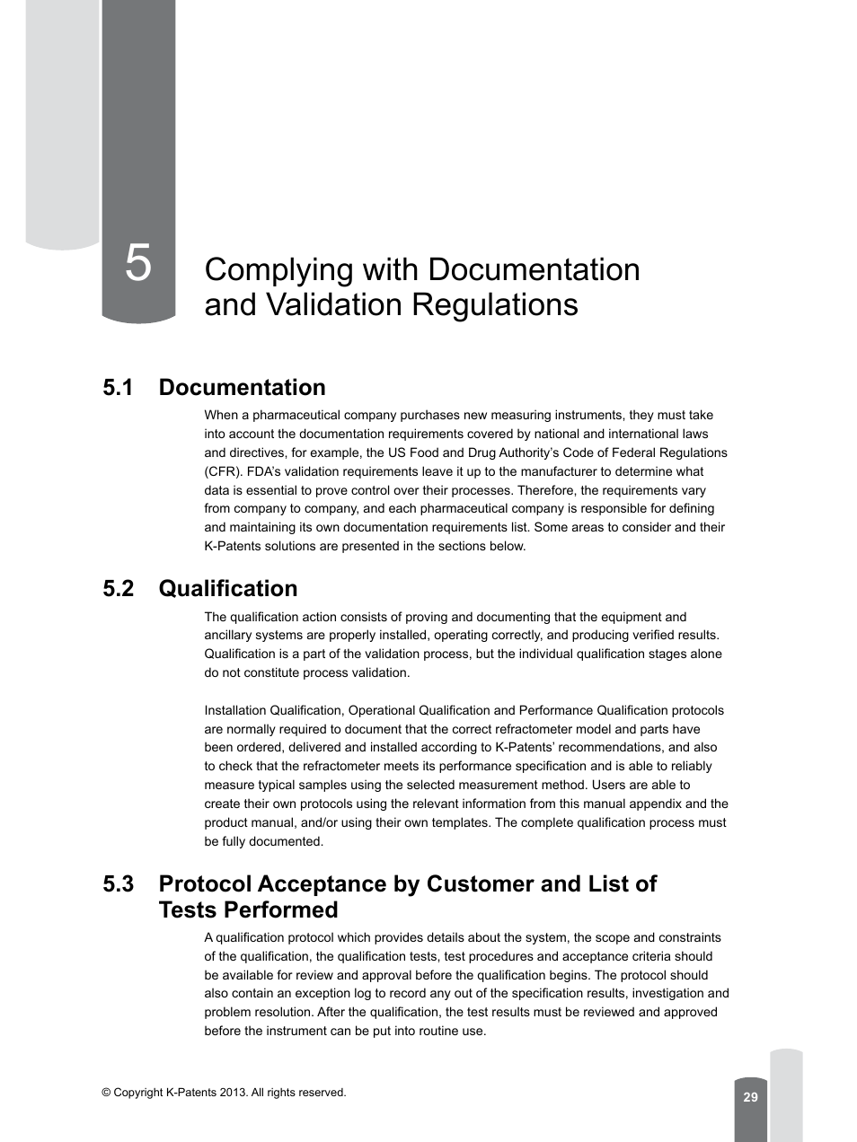 1 documentation, 2 qualification | K-Patents PR-23 for K-Patents Appendix User Manual | Page 29 / 56