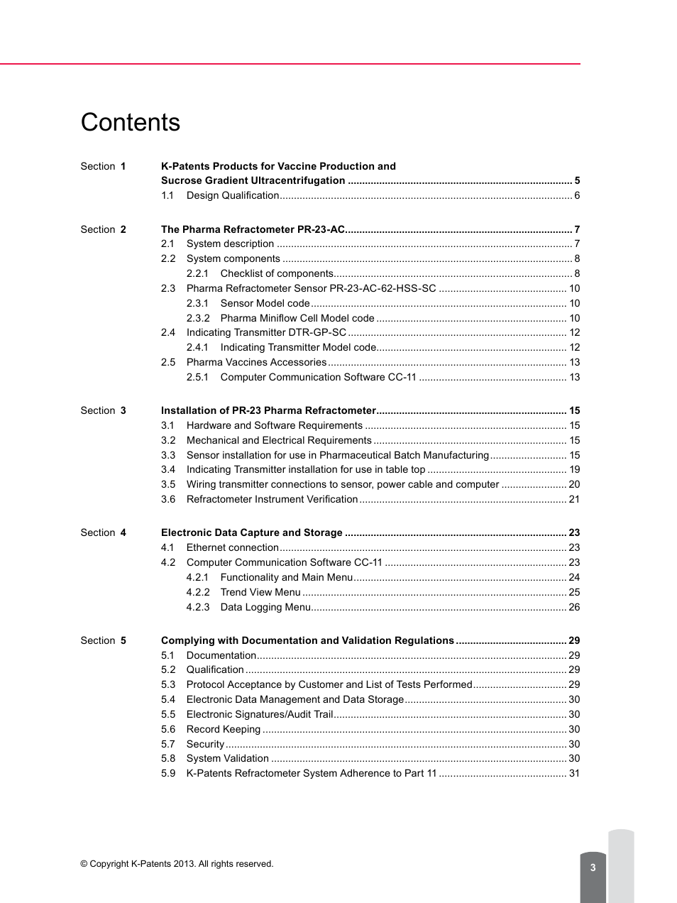 K-Patents PR-23 for K-Patents Appendix User Manual | Page 3 / 56