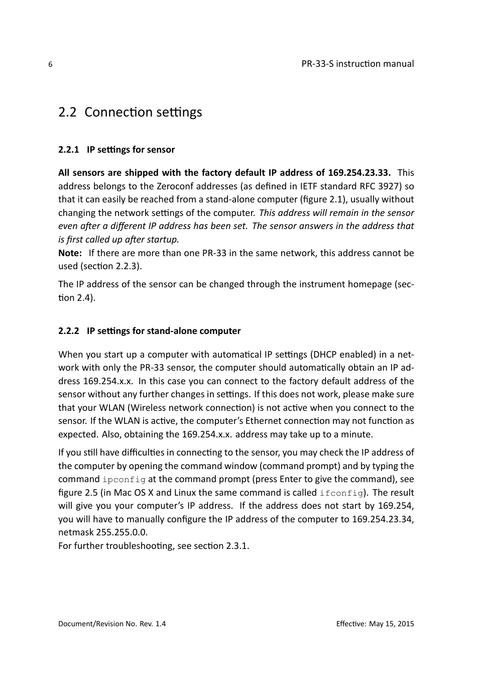 2 connection settings | K-Patents PR-33-S User Manual | Page 10 / 44