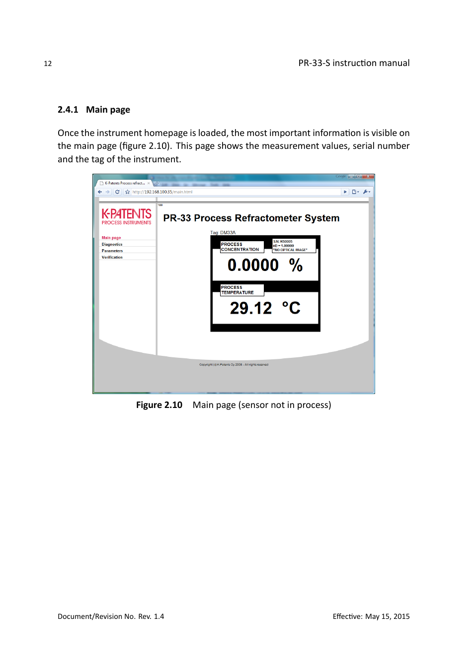 K-Patents PR-33-S User Manual | Page 16 / 44