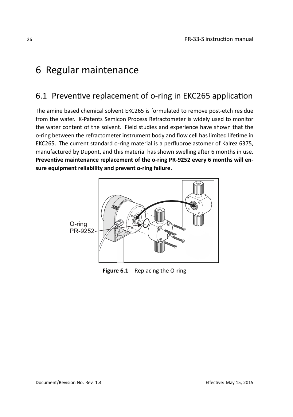 6 regular maintenance | K-Patents PR-33-S User Manual | Page 30 / 44