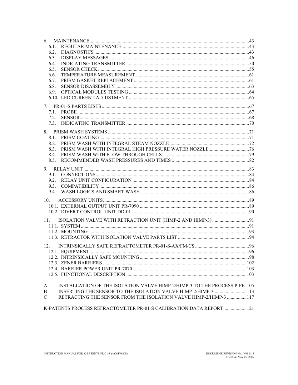 K-Patents PR-01-S User Manual | Page 4 / 107