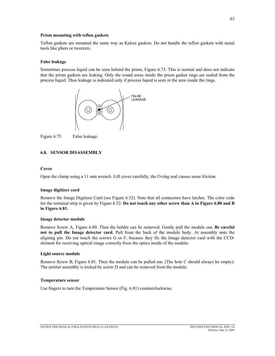 K-Patents PR-01-S User Manual | Page 65 / 107