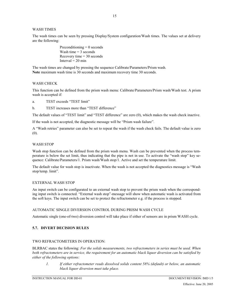 Divert decision rules, 7 divert decision rules | K-Patents DD-01 User Manual | Page 16 / 37