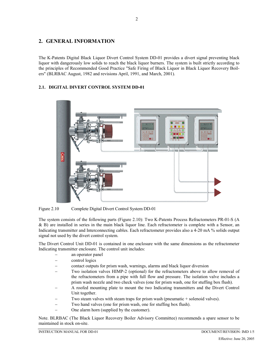 General information, Digital divert control system dd-01, 2 general | Information, 1 digital divert control system dd-01 | K-Patents DD-01 User Manual | Page 3 / 37